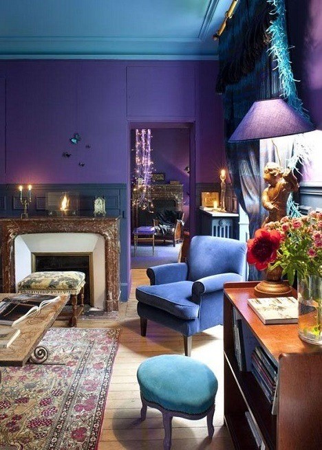 purple interior fioletowe wnętrze jakie kolory wybrać