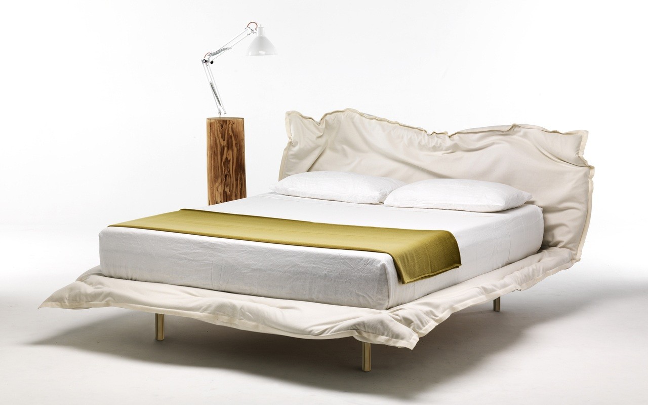 bawełniany zagłówek łóżka