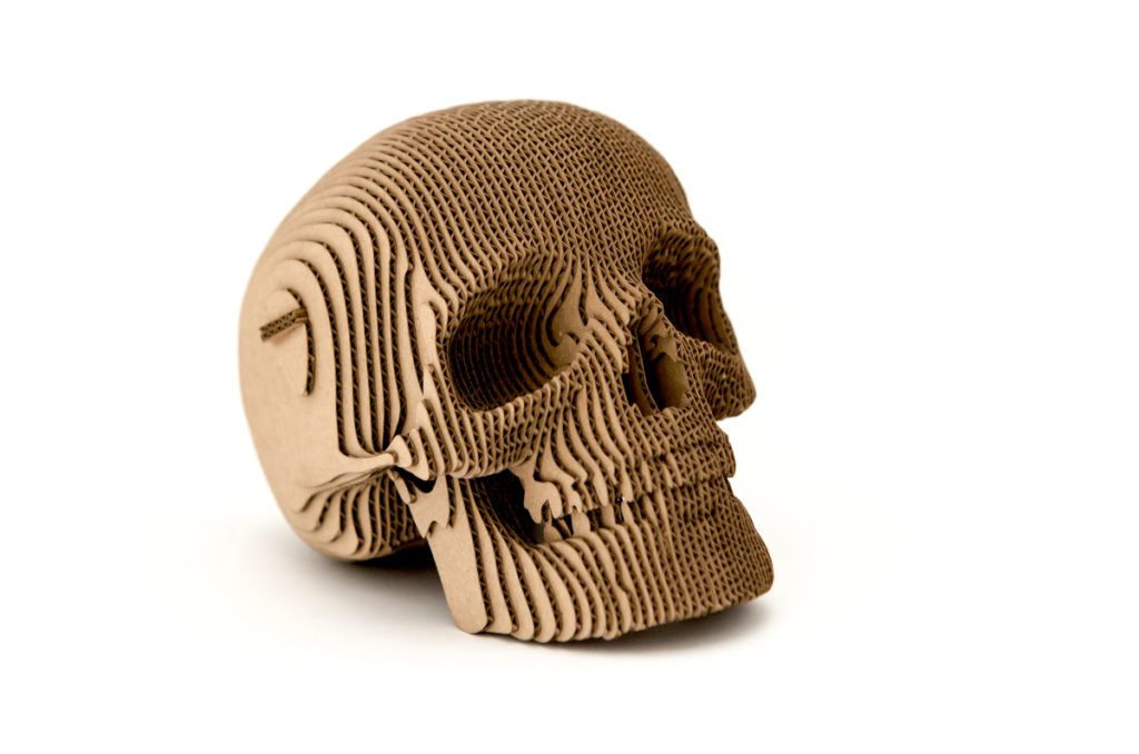 ozdoba 3D czaszka, dekoracje, Qbi.design